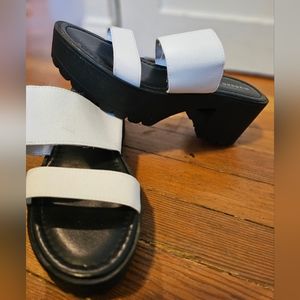 Madden Girl chunky scrappy sandals